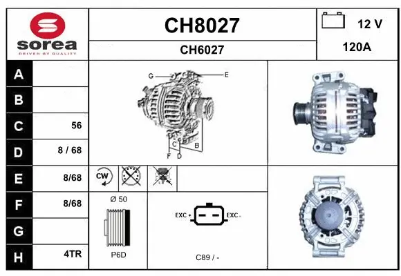 Alternator (CH8027)