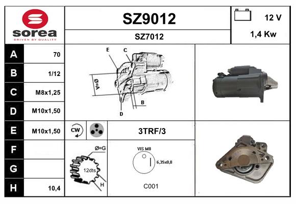 Starter (SZ9012)
