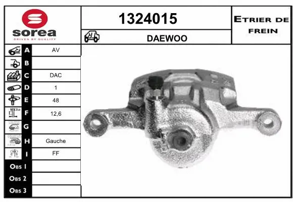 Brake Caliper (1324015)