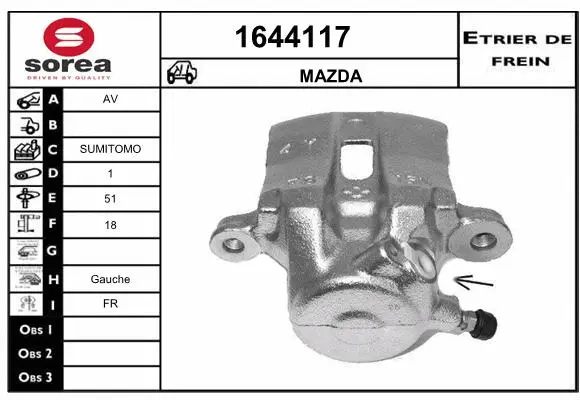 Brake Caliper (1644117)