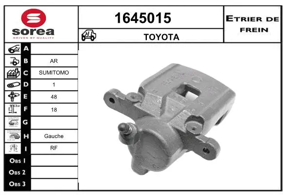 Brake Caliper (1645015)