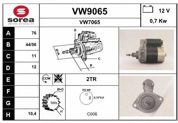 Starter (VW9065)