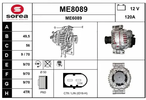 Alternator (ME8089)