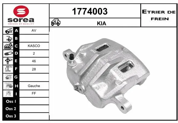 Brake Caliper (1774003)