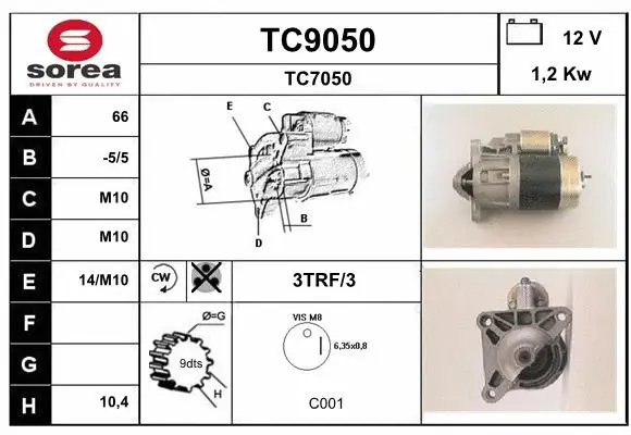 Starter (TC9050)