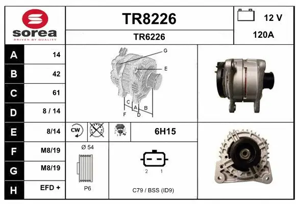 Alternator (TR8226)