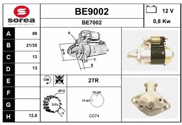 Starter (BE9002)