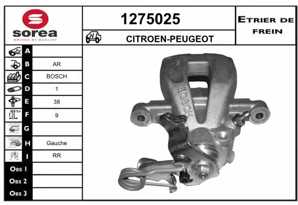 Brake Caliper (1275025)