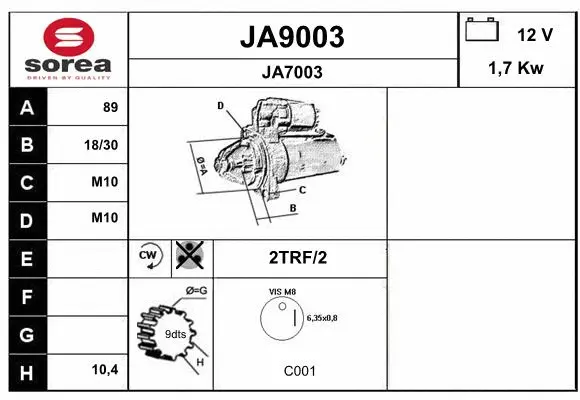 Starter (JA9003)