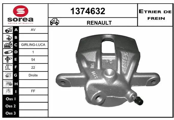 Brake Caliper (1374632)