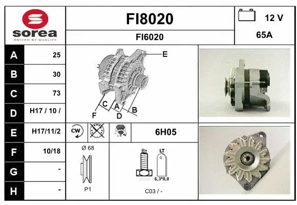 Alternator (FI8020)