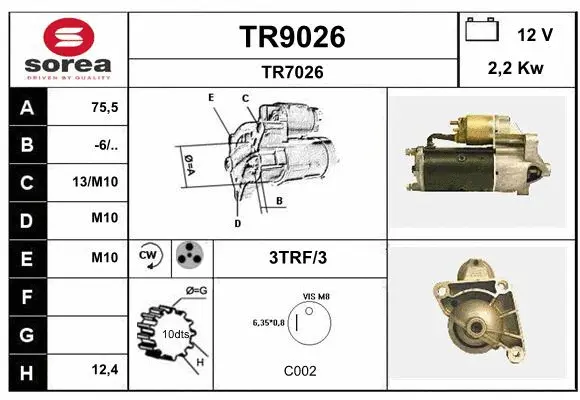 Starter (TR9026)