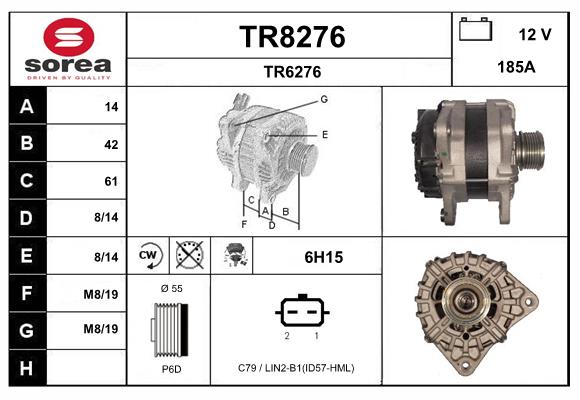 Alternator (TR8276)