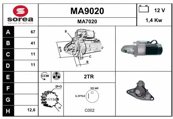Starter (MA9020)