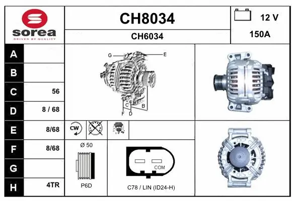 Alternator (CH8034)