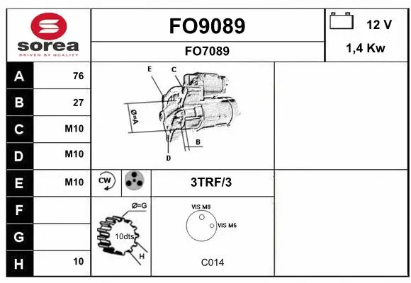 Starter (FO9089)