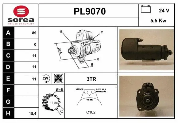 Starter (PL9070)