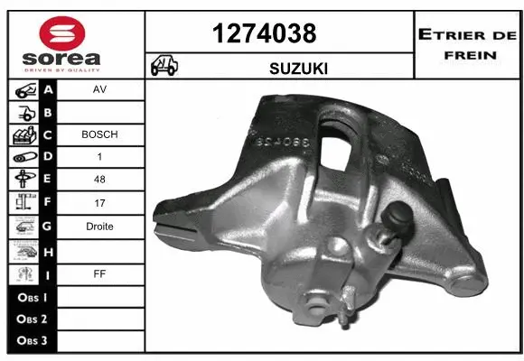 Brake Caliper (1274038)
