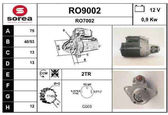 Starter (RO9002)