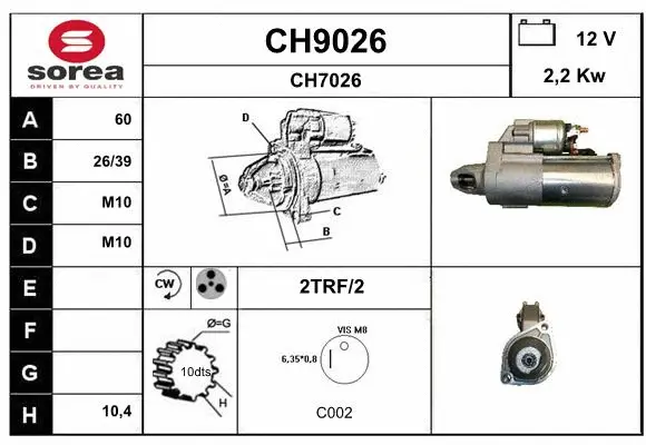 Starter (CH9026)