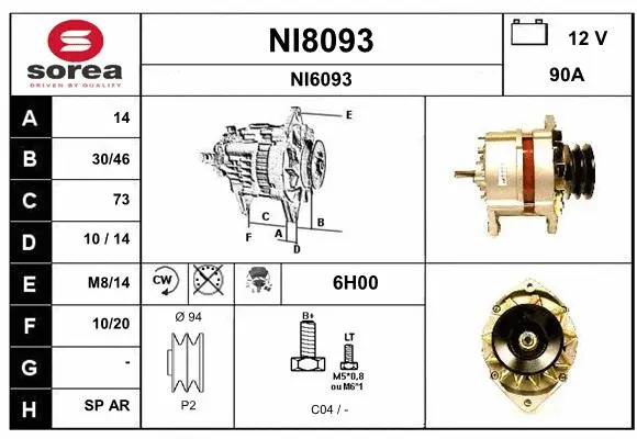 Alternator (NI8093)