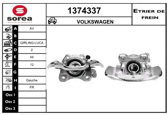 Brake Caliper (1374337)