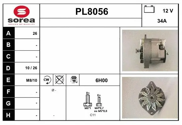 Alternator (PL8056)
