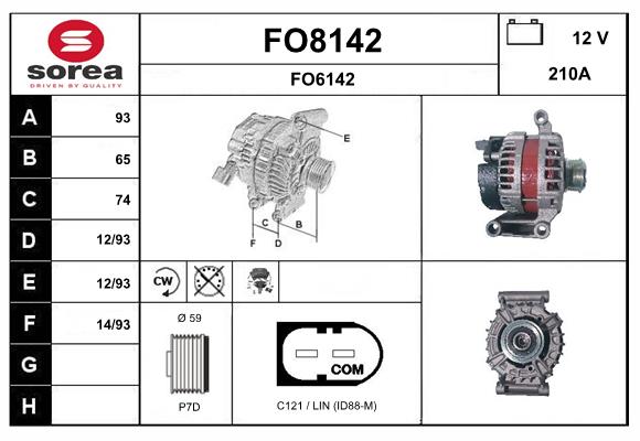 Alternator (FO8142)