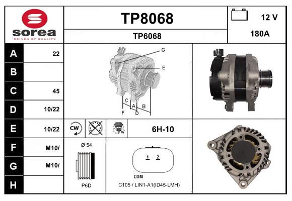 Alternator (TP8068)