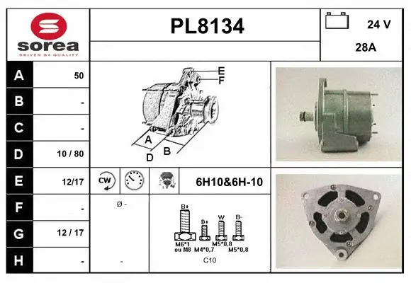 Alternator (PL8134)