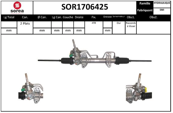 Steering Gear (SOR1706425)