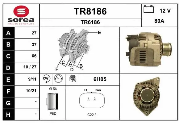 Alternator (TR8186)