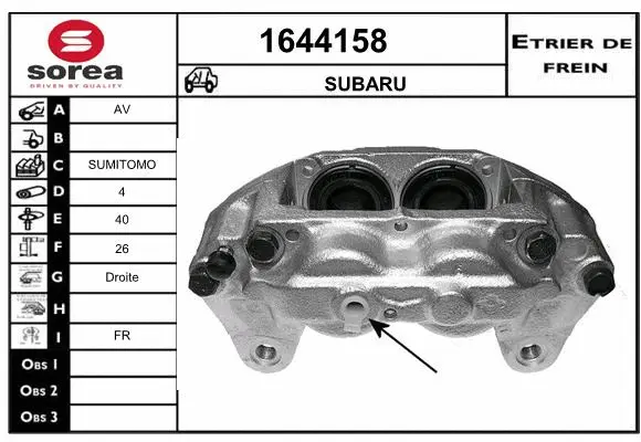 Brake Caliper (1644158)