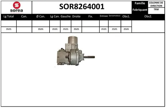 Steering Column (SOR8264001)