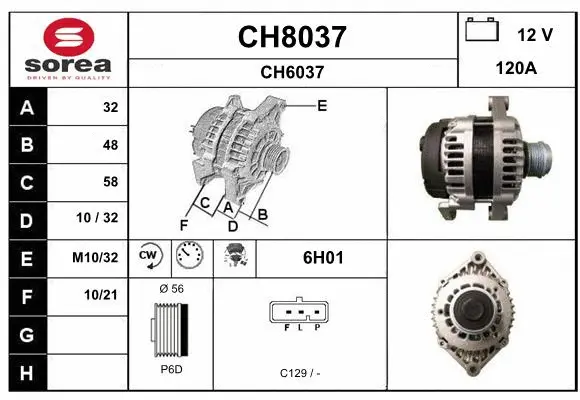 Alternator (CH8037)
