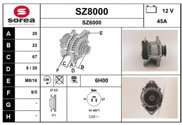 Alternator (SZ8000)