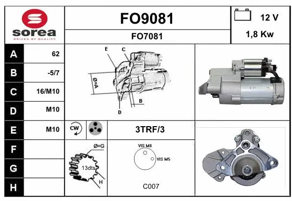 Starter (FO9081)