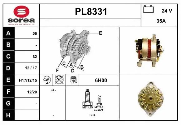 Alternator (PL8331)
