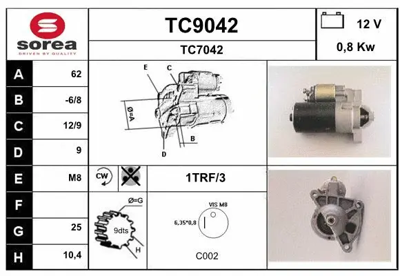 Starter (TC9042)