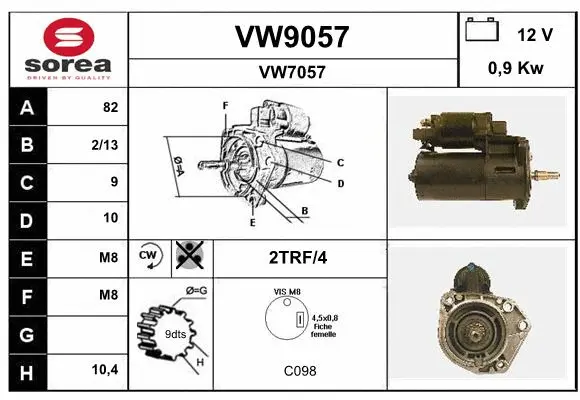Starter (VW9057)