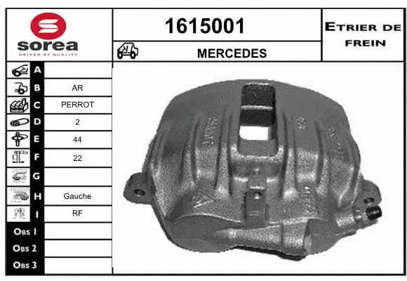 Brake Caliper (1615001)