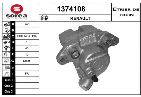 Brake Caliper (1374108)