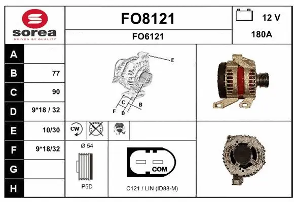 Alternator (FO8121)