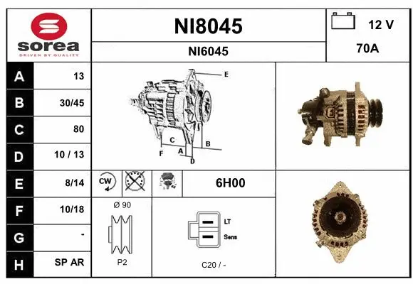 Alternator (NI8045)