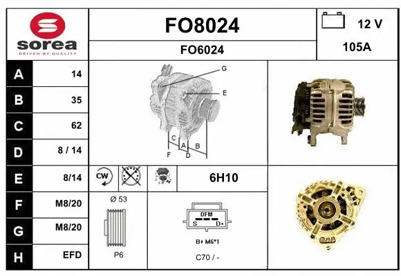 Alternator (FO8024)