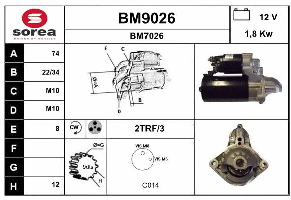 Starter (BM9026)