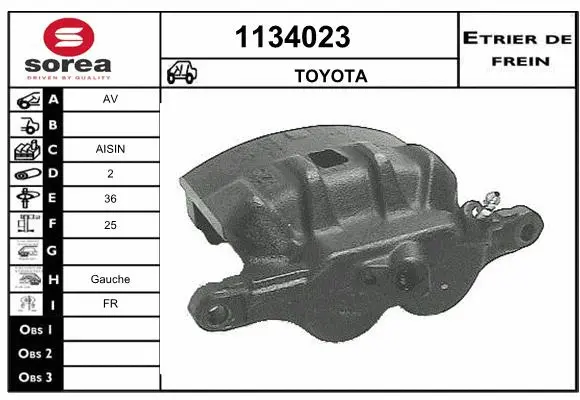 Brake Caliper (1134023)