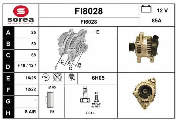 Alternator (FI8028)