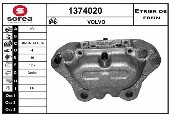Brake Caliper (1374020)