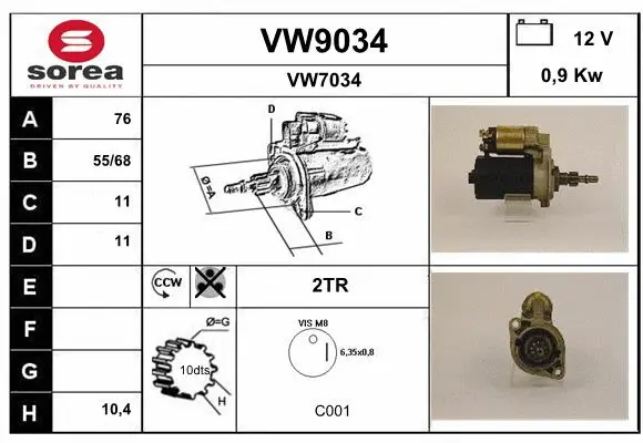 Starter (VW9034)